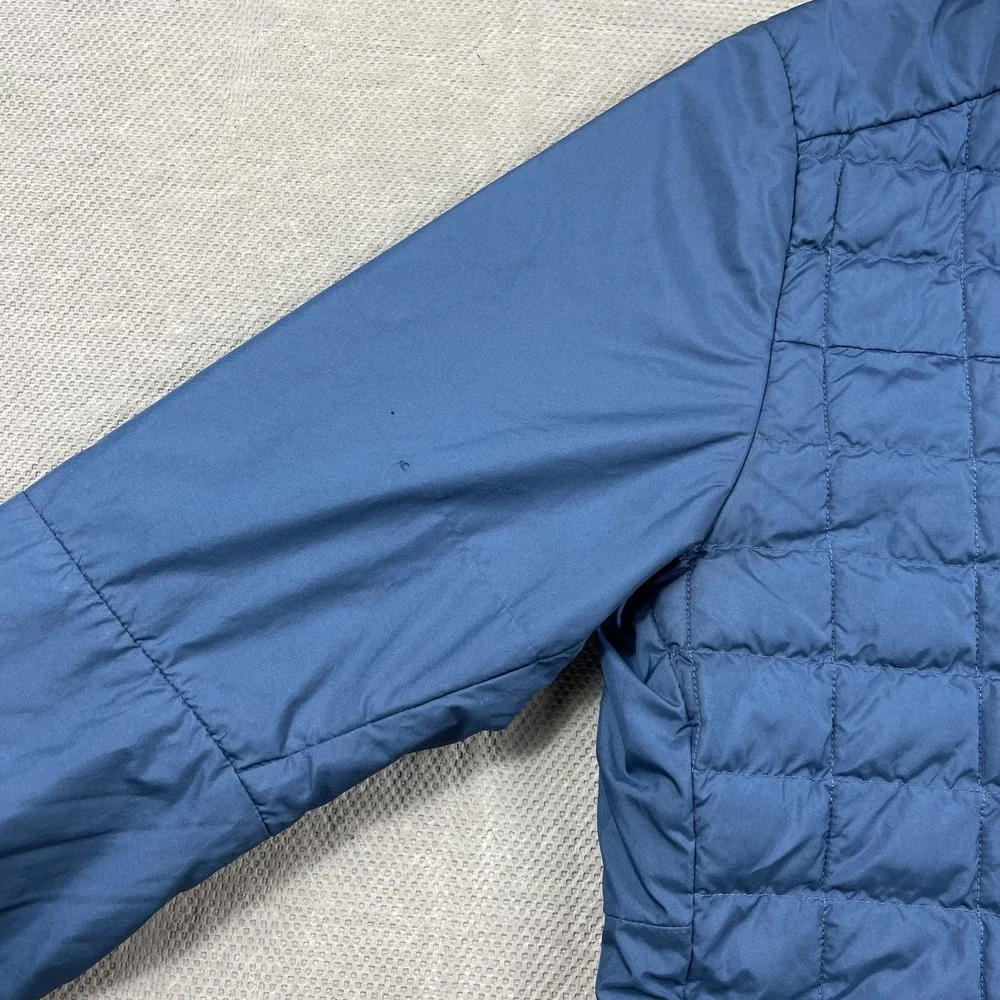 North Face Jacket‎ Womens Medium Blue Thermoball Eco Quilted Insulated Outdoor